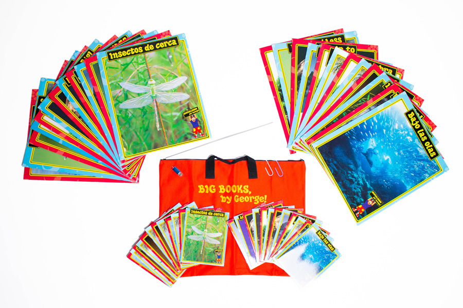 non-fiction book sets in spanish and english for elementary classrooms